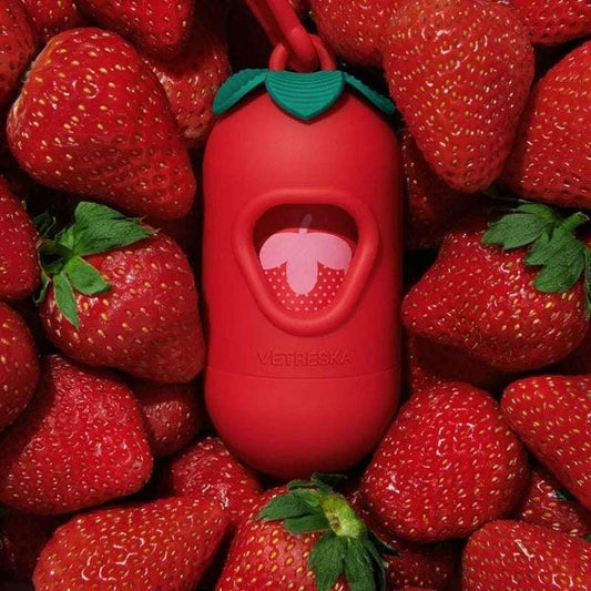 Pet-Friendly Strawberry Waste Bags - Pets is The Best