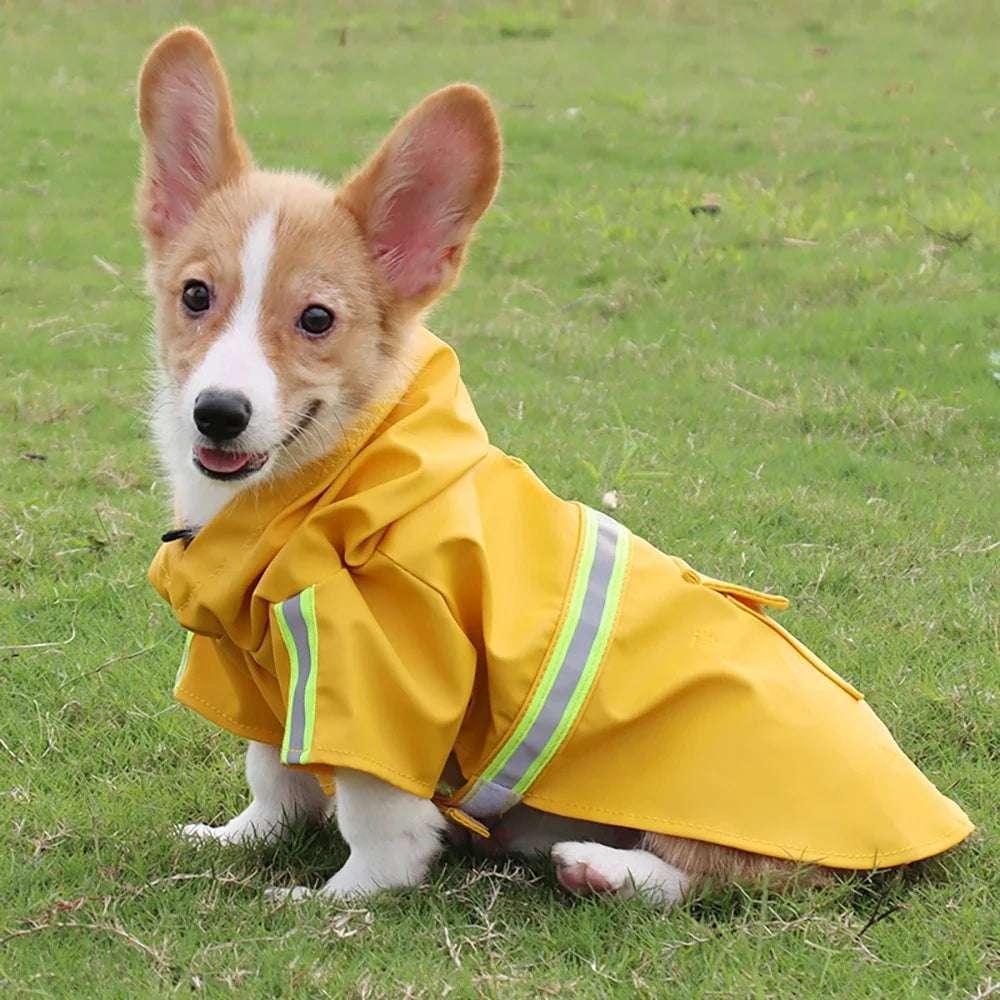 Corgi Cloak Style Dog Raincoat - Pets is The Best